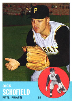 1963 Topps Baseball Cards      034      Dick Schofield